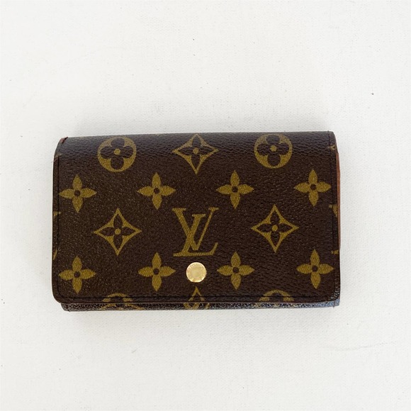 Louis Vuitton Handbags - LOUIS VUITTON Vintage Tresor Coated Canvas Snap Wallet